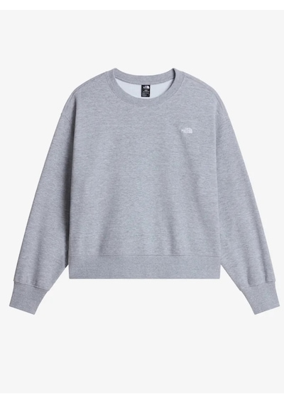 The North Face Nf0a8hby-cqo Essential Simple Dome Boxy Os Crew Kadın Sweatshirt Gri