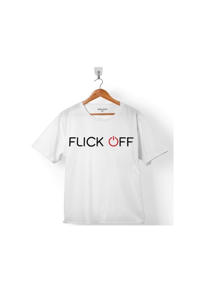 Flıck Off Fück Off Kapatma Tuşu Logo Çocuk Tişört 001