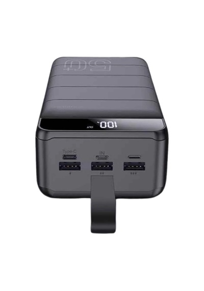 Ers Powerbank Çoklu Şarj Girişi 50.000 Mah Taşınabilir Dijital Göstergeli Çok Renkli
