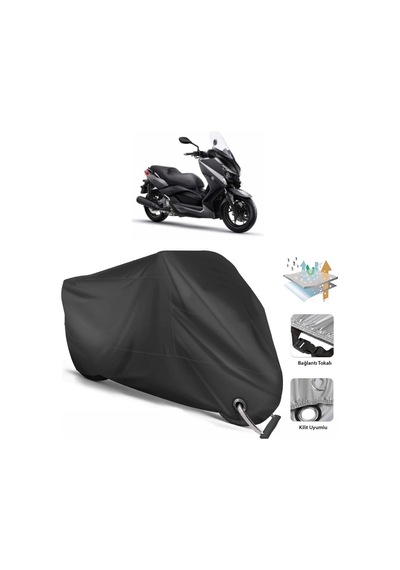 Yamaha X-Max 250 Abs Motor Branda (Bağlantı, Kilit Uyumlu)-Siyah (457276748) Yamaha X-Max 250 Abs Motor Branda (Bağlantı, Kilit Uyumlu)-Siyah (457276748)