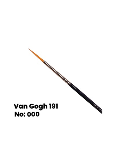 Talens Van Gogh 191 Seri Yuvarlak Uçlu Sulu Boya Fırçası No: 3/0