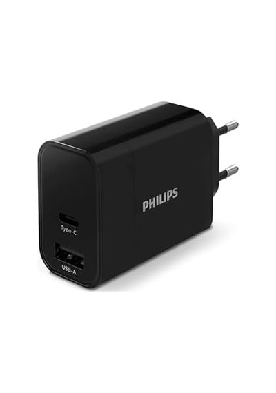 Dlp2621/12 - Usb Şarj Cihazı - Type-c Ve Usb-a Çıkışları - 30 W Hızlı Şarj - Siyah
