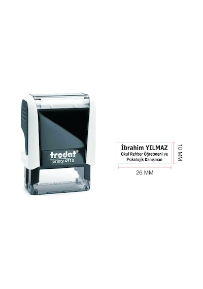 Trodat 4910 - İsim-ünvan Kaşesi N11.8327