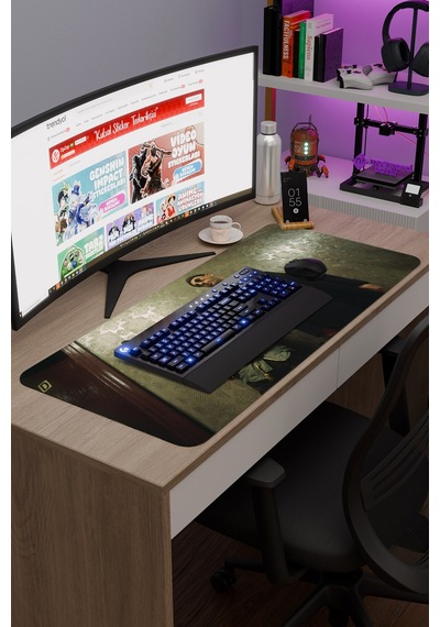 Leon The Professional V5 90x40 Xxl Gaming Kauçuk Kaymaz Taban Mouse Pad Fare Altlığı