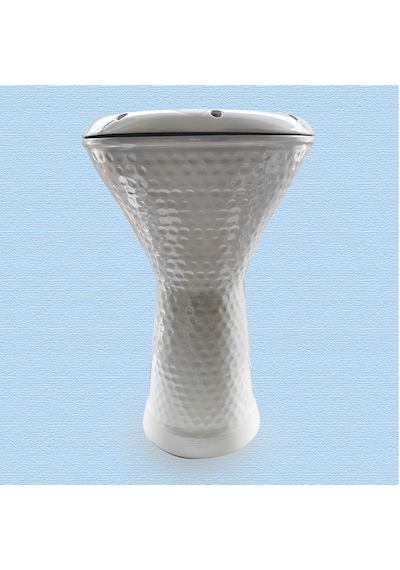 Darbuka - Mısır Çömlek Darbuka - Kılıf Hediyeli Beyaz