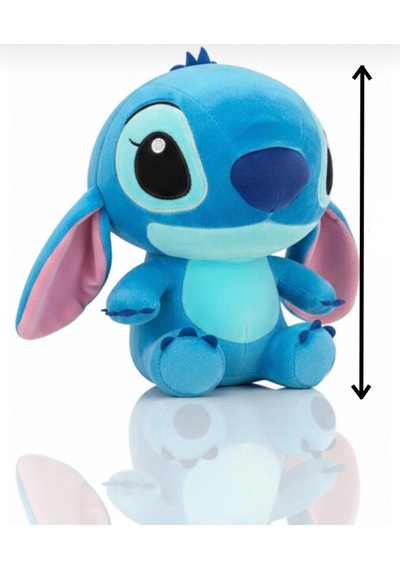 Stitch Peluş Oyuncak 30 Cm Yumuşak Hediyelik Sevimli Oyun Ve Uyku Arkadaşı Orta Boy Mavi