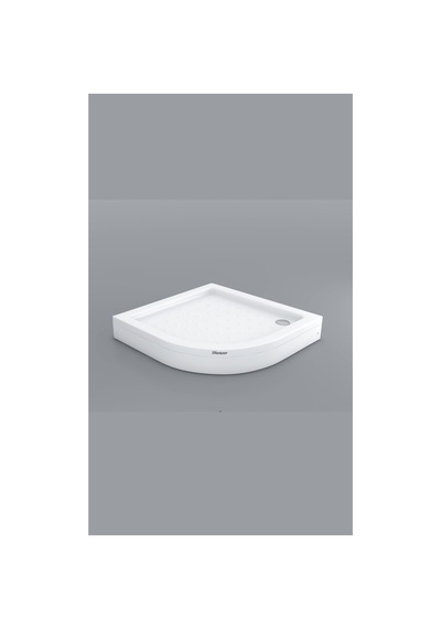 120 X 120 Oval Panelli H:15 Duş Teknesi Beyaz
