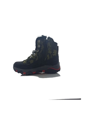 Abay Patik Siyah Waterproof Fermuarlı Çocuk Bot Siyah