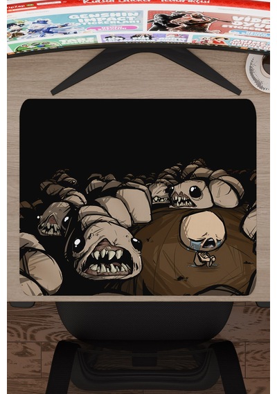 Binding Of Isacc Kaymaz Dikişli Kauçuk Oyuncu Mousepad V4 - 48x40 Xl Gaming Mouse Pad Fare Altlığı