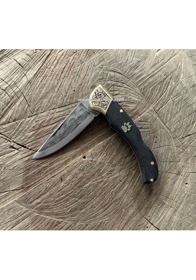Dmr Böhler N690 Çelik Çakı Özel Cep Çakısı Kamp Çakısı Klipsli Cep Çakısı Siyah