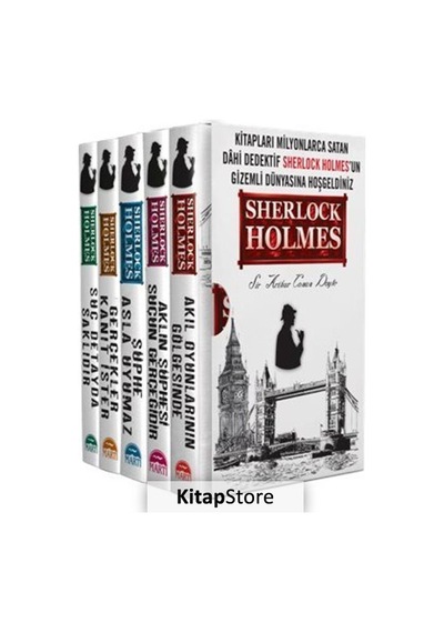 Kitapstore Sherlock Holmes Set 5 Kitap / Sir Arthur Conan Doyle