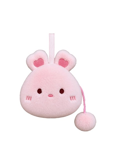 Selay Tavşan Peluş Cüzdan 12 Cm Pembe 4679