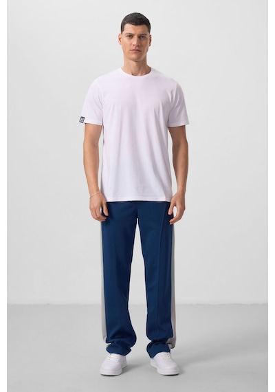 Tommy Life Beyaz Erkek Basic Kısa Kol Standart Kalıp O Yaka T-shirt - 87911 Beyaz