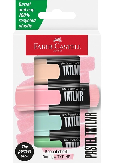 Mini Textliner, Pastel 4x