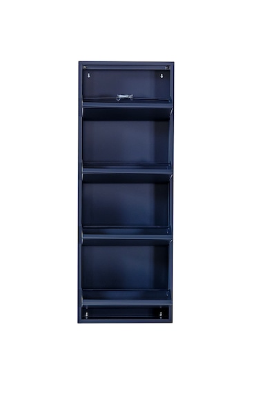 Kaser Metal 4 Lü Metal Ayakkabılık Antrasit