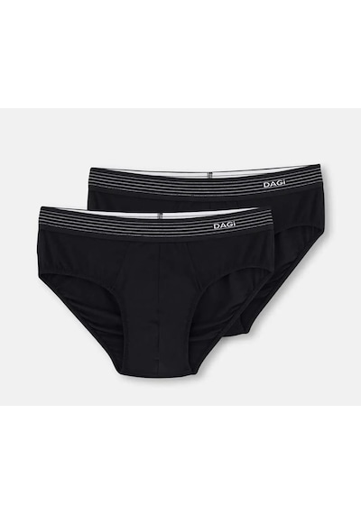 2 Li Paket Dagi Erkek Mikro Modal Slip Külot D4180 Siyah