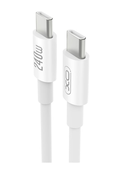 Özel Seri Xo Nb-q298 240w Type-c To Type-c 1 Metre Cihaz Aksesuarı Güç Aktarımı Ev