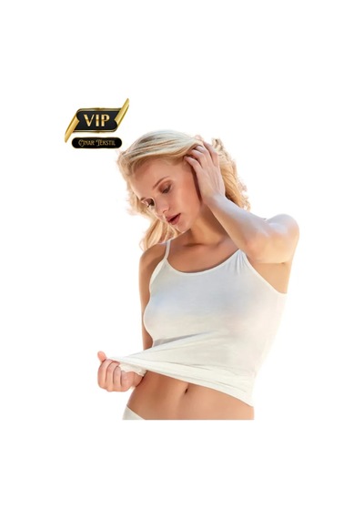 Berrak İp Askılı Nefes Alan Dokulu Tekli Yazlık Ekonomik Premium Atlet Beyaz Berrak İp Askılı Nefes Alan Dokulu Tekli Yazlık Ekonomik Premium Atlet Beyaz
