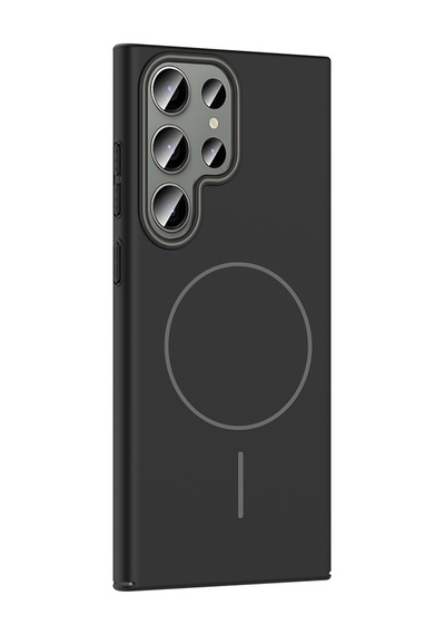 Zore Galaxy S24 Ultra Kılıf Magsafe Şarj Özellikli Ogaa Ruby Silikon Kapak - Lacivert