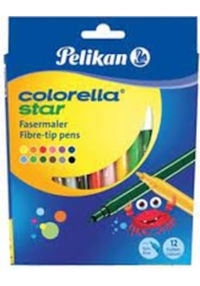 Pelikan Keçeli Boya Kalemi 12 Renk