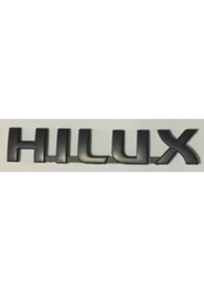 Toyota Uyumlu Hılux E.m.32 2000 Mm 2006-2020 Bagaj Yazısı Siyah