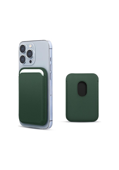 Microsonic Apple Uyumlu iPhone 15 Pro Leather Wallet Magsafe