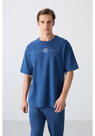 Tommy Life Parlament Pamuklu Kalın Yumuşak Dokulu Oversize Fit Baskılı Erkek T-shirt - 88323 Parlament Tommy Life Parlament Pamuklu Kalın Yumuşak Dokulu Oversize Fit Baskılı Erkek T-shirt - 88323 Parlament