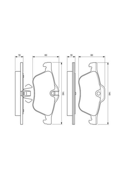 Mini One R50 1.6 2001-2006 Bosch Ön Balata