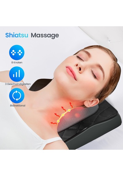 Cupilo Isı İle Sırt Ve Boyun Masajı, Ofis Koltuğu Oyun Koltuğu İçin Shiatsu Boyun Masajı, 3d Yoğurma Masaj Yastığı, Ofis Ev İçin Hediye, Anne Baba Kadınlar İçin Hediyeler Cupilo Isı İle Sırt Ve Boyun Masajı, Ofis Koltuğu Oyun Koltuğu İçin Shiatsu Boyun Masajı, 3d Yoğurma Masaj Yastığı, Ofis Ev İçin Hediye, Anne Baba Kadınlar İçin Hediyeler