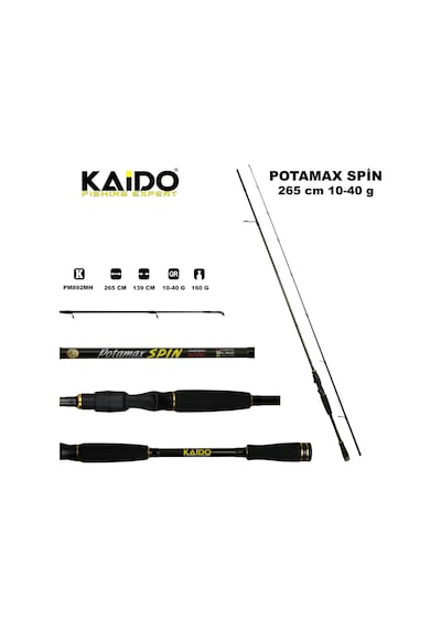 Kaido Potamax Spin 2.65m 10-40g Kamış