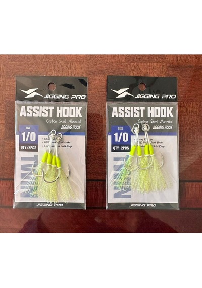 Jig Assist Hook 1/0 İkili Set