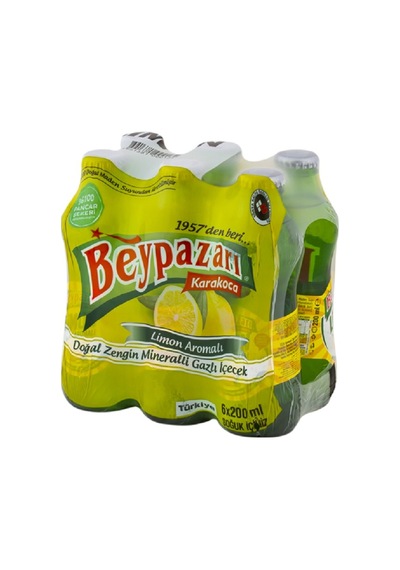Beypazarı Doğal Maden Suyu Limon Aromalı 6 x 200 ML