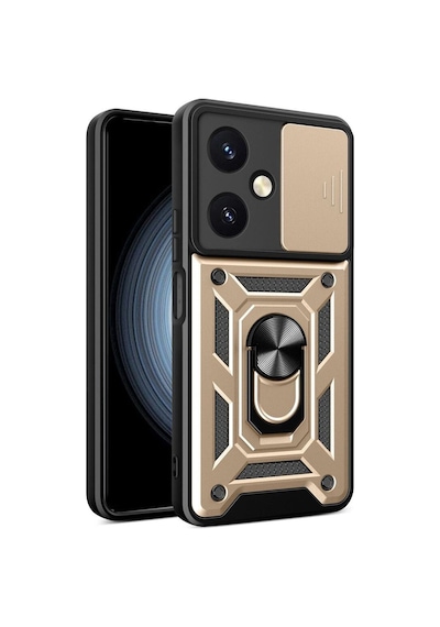 Vivo Y27 Kılıf Pars Lens Yüzüklü Silikon