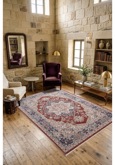 Focus F0c001r Renkli Vintage Modern Salon Koridor Yatak Ve Oturma Odası Halısı-1762