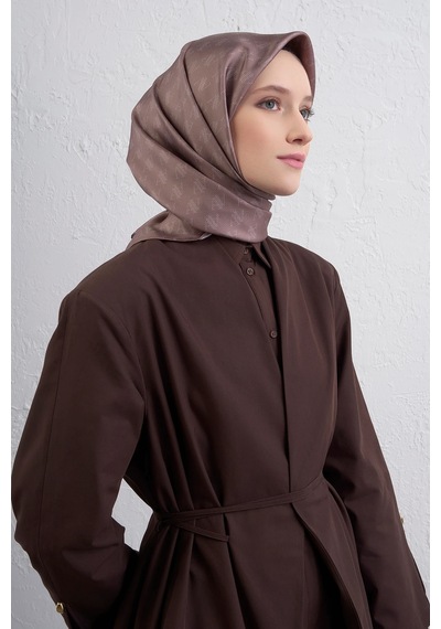 Armine Nostalji Serisi Sura İpek Eşarp 9412ds 89-vizon