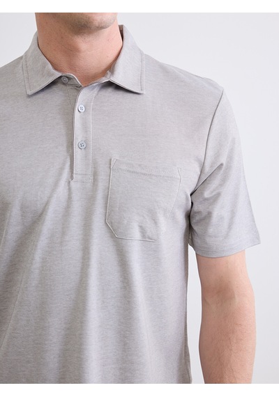 Lcwaıkıkı Classic Bej Polo Yaka Cepli Erkek Tişört