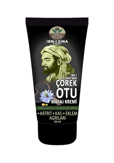İbn-i Sina Çörek Otu Kremi 50 Ml Sırt Bel Kas Diz Kemik  ina Teskin Edici Masaj Kremi