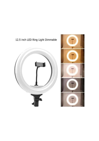 12 Inch Youtuber Video Oda Çekimleri Için Ring Light Sürekli Beyaz Led Işık Halka Led Lamba