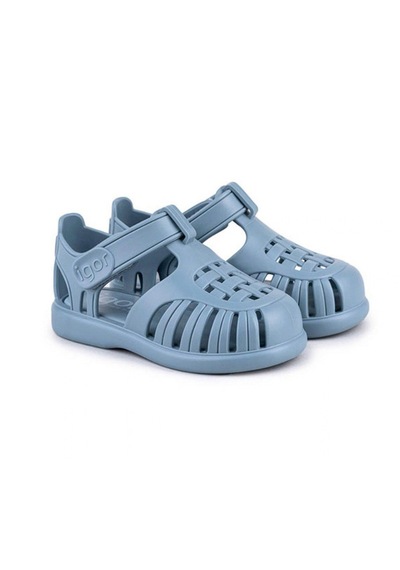 İgor Tobby Solid Çocuk Sandalet Koyu Mavi