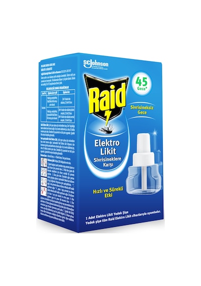 Raid Elekro Likit Yedek 45 Gece