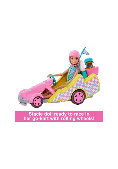 Barbie Stacie Go-Kart Yapıyor Oyun Seti HRM08