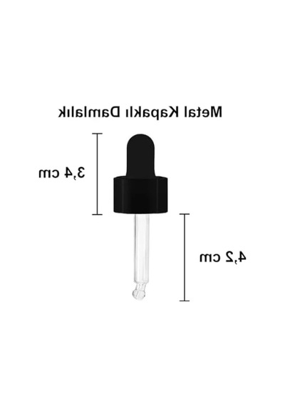 Metal Kapaklı Damlalık Şişesi - Cam Ve Pratik Kullanım