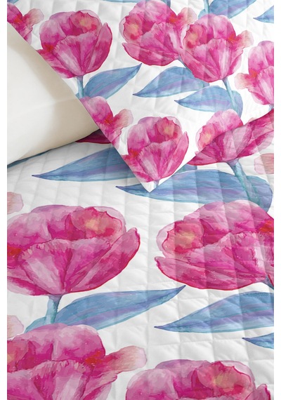 Pembe Çiçekli Modern Genç Odası Tek Kişilik Pike Takımı-mavi Floral 160x220 Cm Kapitone Yatak Örtüsü Buharlı Pencere Kuşağı Pembe Çiçekli Modern Genç Odası Tek Kişilik Pike Takımı-mavi Floral 160x220 Cm Kapitone Yatak Örtüsü Buharlı Pencere Kuşağı