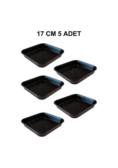 Grow Wizard Kare Saksı Altlığı 17 Cm 5 Adet