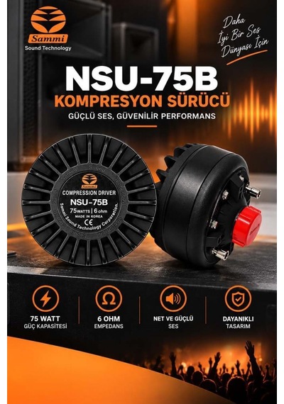 Sammi Nsu-75 Cami Ünit Ezan Hoparlörü 75 Watt 16 Ohm
