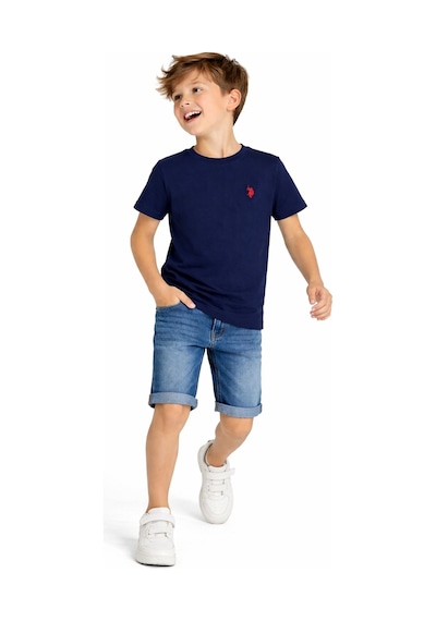 U.s.polo Assn Erkek Çocuk Bisiklet Yaka T-shirt Renkli