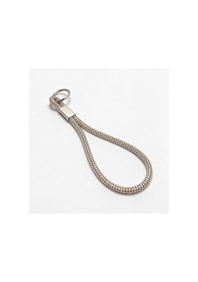 Kristal Taşlı Gümüş Aksesuar 19 Cm Gümüş Gümüş