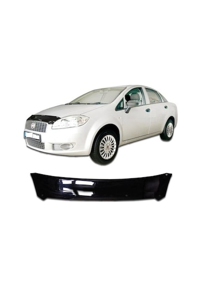 Fiat Linea Kaput Rüzgarlığı 2007-2016 Piano Black