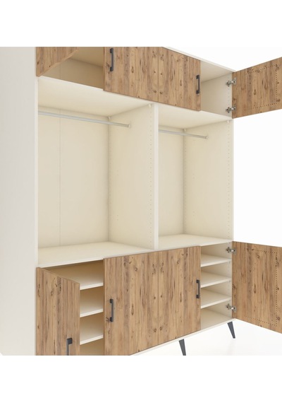 Kronos Gardrop 10 Raflı 8 Kapaklı 2 Askılı 176x59x221 Aytaşı-çam/aytaşı Çam/aytaşı Kronos Gardrop 10 Raflı 8 Kapaklı 2 Askılı 176x59x221 Aytaşı-çam/aytaşı Çam/aytaşı
