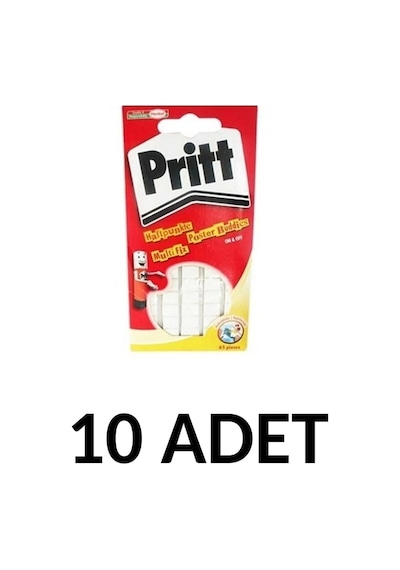 Pritt 10 Adet Patafix Multifix Hamur Yapıştırıcı 65 Parça